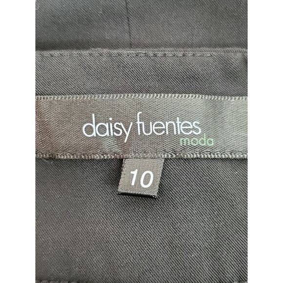 DAISY FUENTES Women's Black Straight Skirt Sz 10 - Picture 7 of 9